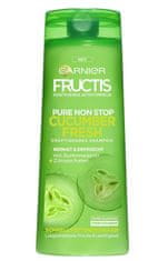 Garnier Garnier Fructis Pure Non Stop, Fresh Cucumber šampon na vlasy, posilující a osvěžující, pro rychle se mastící vlasy, 250 ml 