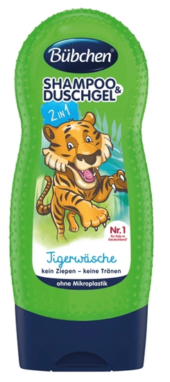 Bübchen Šampon a sprchový gel, tygří, 230 ml