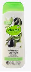 DM Alverde, Tělové mléko s olivovým olejem a organickou aloe vera, 250 ml