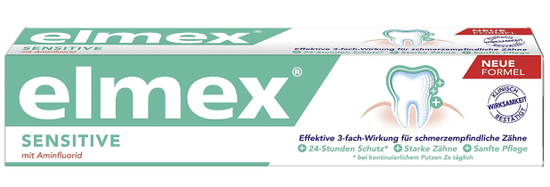 Elmex  Elmex, Zubní pasta Sensitive, 75 ml