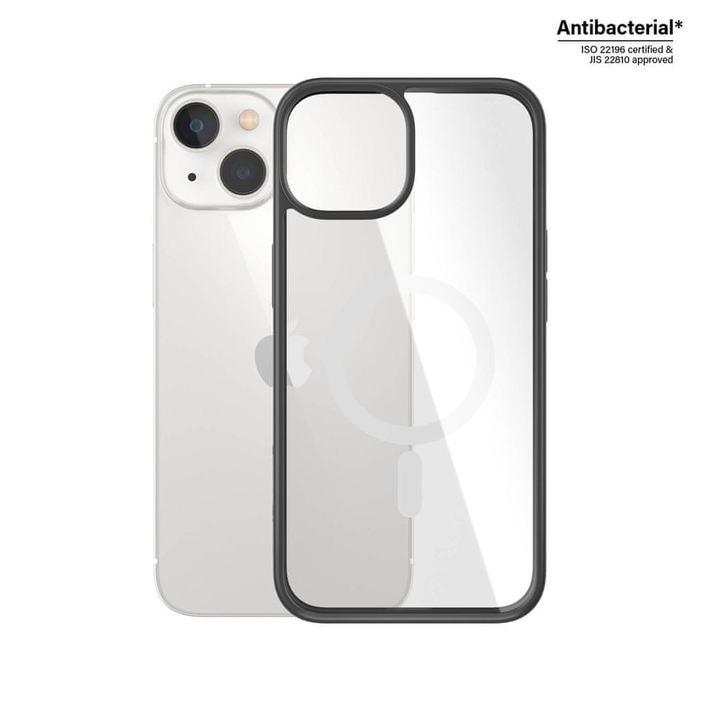 Levně PanzerGlass ClearCase Apple iPhone 14/13 (Black edition) s MagSafe, 0413 - rozbaleno