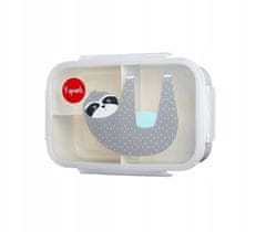 3 Sprouts Lunchbox Bento Sloth Grey