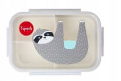 3 Sprouts Lunchbox Bento Sloth Grey