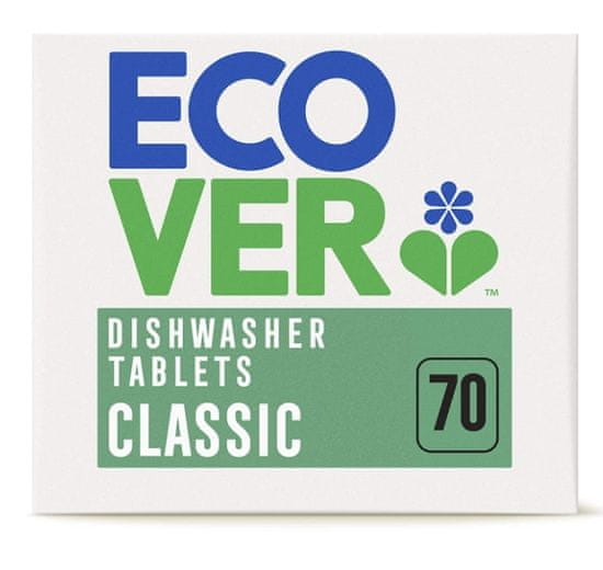 Ecover Ecover, Tablety do myčky nádobí, Citron a limetka, 70 kusů