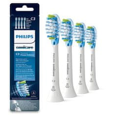 Oral-B Špička zubního kartáčku Philips Sonicare Original Defense HX9044 / 17, 10x více odstraňuje zubní plak, RFID čip, 1 x 4 kusy, standardní, bílá 