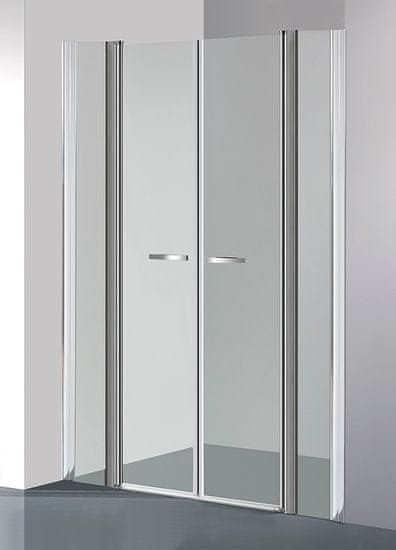 Arttec Dvoukřídlé sprchové dveře do niky COMFORT F 20 grape sklo 148 - 153 x 195 cm