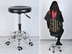 Iso Trade Kosmetický taburet - kolečková židle