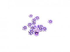 Nehtyprofi Zdobení na nehty Fimo - fialové květinky