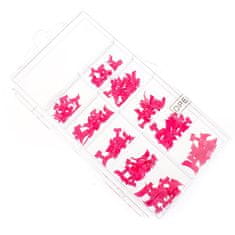 Nehtyprofi Nehtové tipy French Wrap BOX - růžová 100 ks