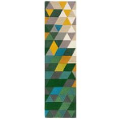 Flair Ručně všívaný běhoun Illusion Prism Green/Multi 60x230