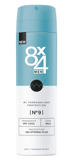 8x4 8X4, Deodorant pro muže s vůní máty, 150 ml