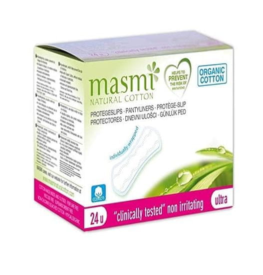 Masmi MasMI, přírodní bavlna, Ultra, hygienické vložky, 24 ks
