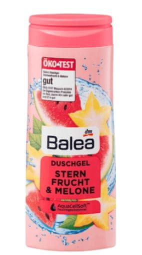Balea Balea, Sprchový gel s karambolou a melounem, 300 ml