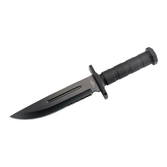 Herbertz 109118 outdoorový nůž 18,2cm, černá, ABS, pouzdro