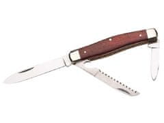 Herbertz 320710 Jubiläums Rotholz výroční kapesní nůž 7,7cm, hnědá, sekvojové dřevo