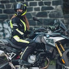 W-TEC Dámská moto bunda Brandon Lady Barva černá-fluo žlutá, Velikost XS