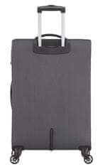 American Tourister Střední kufr Heat Wave 68 cm Charcoal Grey