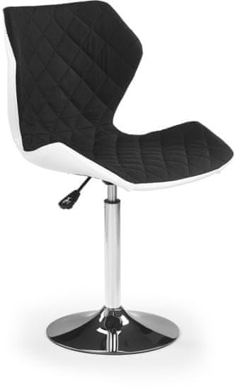 Halmar Dětská židle Matrix 2, bílá / černá