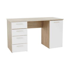 BPS-koupelny PC stůl, dub sonoma / bílá, EUSTACH