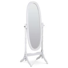eoshop Zrcadlo stojací, v.151 cm, konstrukce z MDF, bílý matný lak 20124 WT
