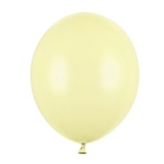 PartyDeco Balónky latexové 27 cm světle žlutý 100 k