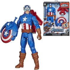 Avengers Kapitán Amerika 30 cm Figurka s přislušenstvím Blast Gear od Hasbro.