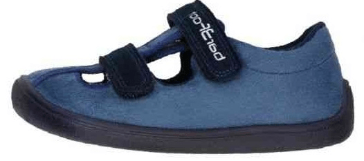 Levně Bar3Foot chlapecké barefoot sandály 3BE25/6 tmavě modrá 27