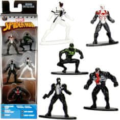 Marvel Spiderman nano kovové figurky 5 kusů.