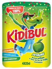 Kidibul Dětský šumivý nápoj - 100% Jablko 4x250 ml