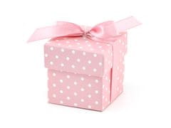 PartyDeco Box na dárky růžový 5,2cm 10ks