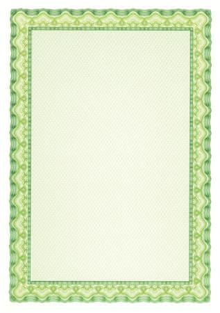 Apli Papír s motivem Diplom, zelená, A4, 115g, DSD1054