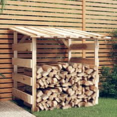 Vidaxl Pergola se střechou 100 x 90 x 100 cm impregnované borové dřevo