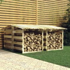 Vidaxl Pergoly se střechou 4 ks 100x90x100 cm impregnovaná borovice