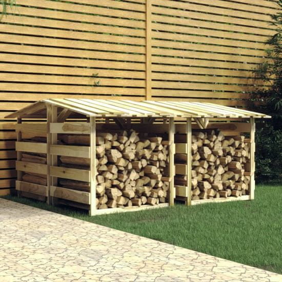 shumee Pergoly se střechou 4 ks 100x90x100 cm impregnovaná borovice