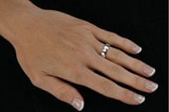 Silvego Snubní stříbrný prsten Paradise pro muže i ženy QRGN23M (Obvod 71 mm)