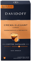 Davidoff Crema Elegant Lungo pro kávovary Nespresso, 10 ks