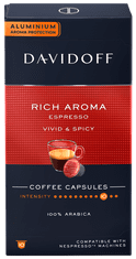 Davidoff Rich Aroma Espresso pro kávovary Nespresso, 10 ks