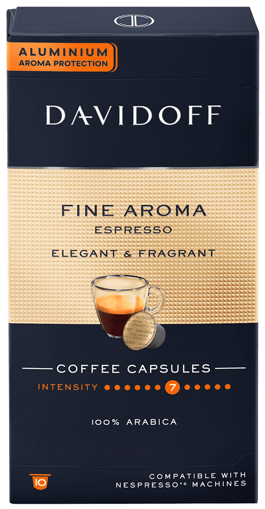 Levně Davidoff Fine Aroma Espresso pro kávovary Nespresso, 10 ks