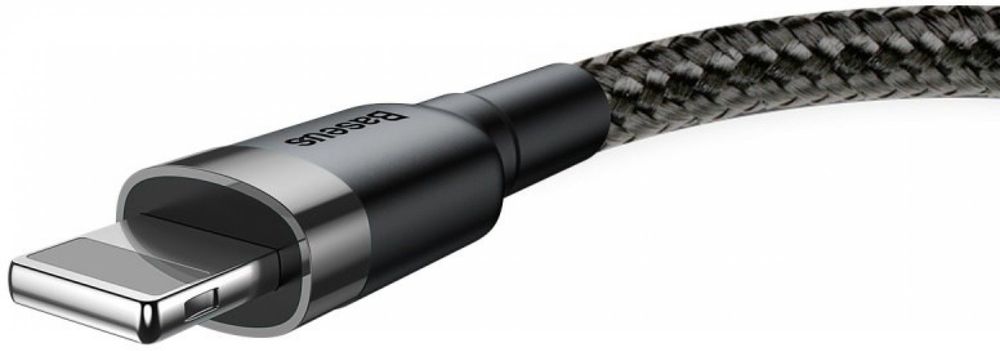 Levně BASEUS Cafule nabíjecí / datový kabel USB na Lightning 2,4A 0,5m CALKLF-AG1, šedá-černá