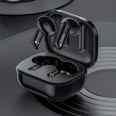  moderní bezdrátová sluchátka buxton btw 3300 bluetooth handsfree dotykové ovládání nabíjecí pouzdro odolná vodě 