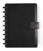 Life Designer Kožený zápisník klasický - DELUXE, černá, linkovaný