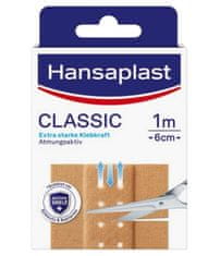 Hansaplast, Classic, omítky 1m x 6cm, 1 kus