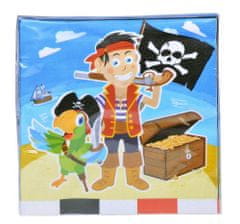 Párty papírové ubrousky Pirát - Kapitán HOOK - 33 x 33 cm - 20 ks