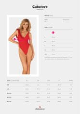 Obsessive Sexy plavky Cubalove - Obsessive XL červená