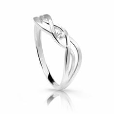 Cutie Diamonds Jemný prsten z bílého zlata s briliantem DZ6712-1843-00-X-2 (Obvod 62 mm)