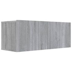 Greatstore TV skříňka šedá sonoma 80 x 30 x 30 cm kompozitní dřevo