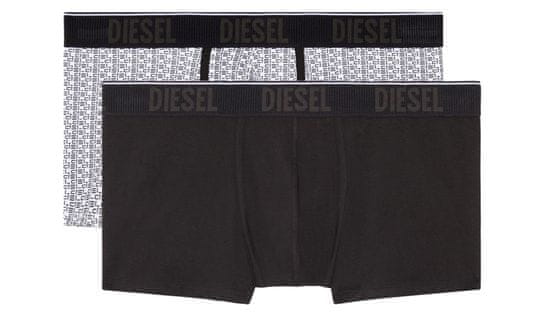 Diesel Pánské boxerky 2ks - 00SMKX 0NEAJ E4877 - bílá/černá - Diesel