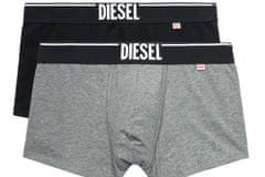 Diesel Pánské boxerky 2ks - 00SMKX 0LDAQ - E4084 - Diesel XL černá/šedá