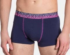 Henderson Luxusní boxerky 38835-MLC Sada 2 kusů v tmavě modré a tmavě růžové barvě - Henderson XXL