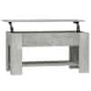 Konferenční stolek betonově šedý 101x49x52 cm kompozitní dřevo